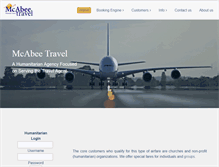 Tablet Screenshot of mcabee.com